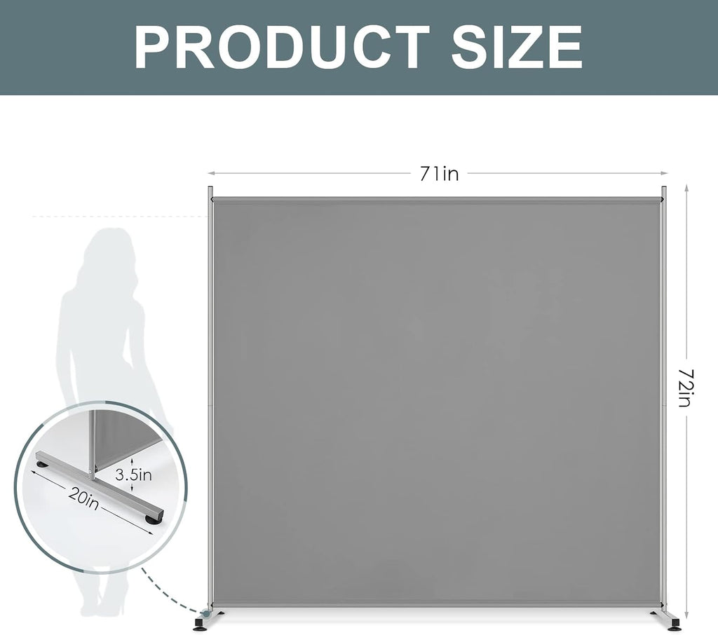 Freestanding Single Panel Divider