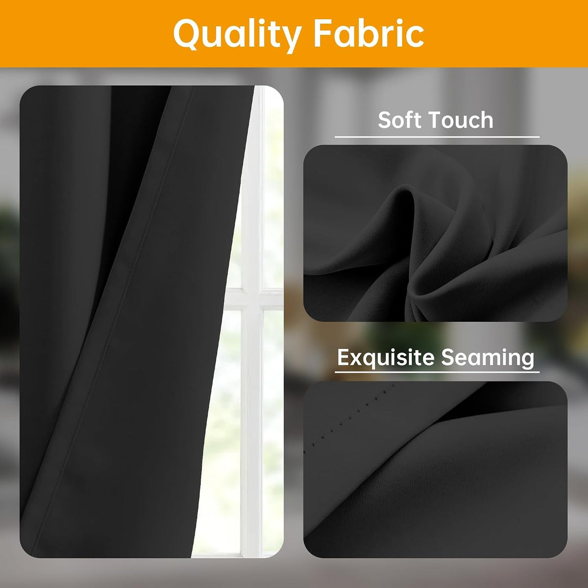Track Mount Blackout Divider Curtains