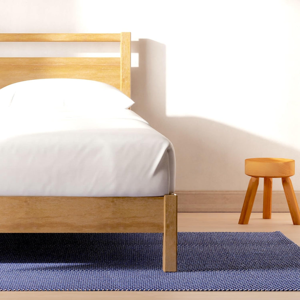 Wood Twin Storage Platform Bed Frame