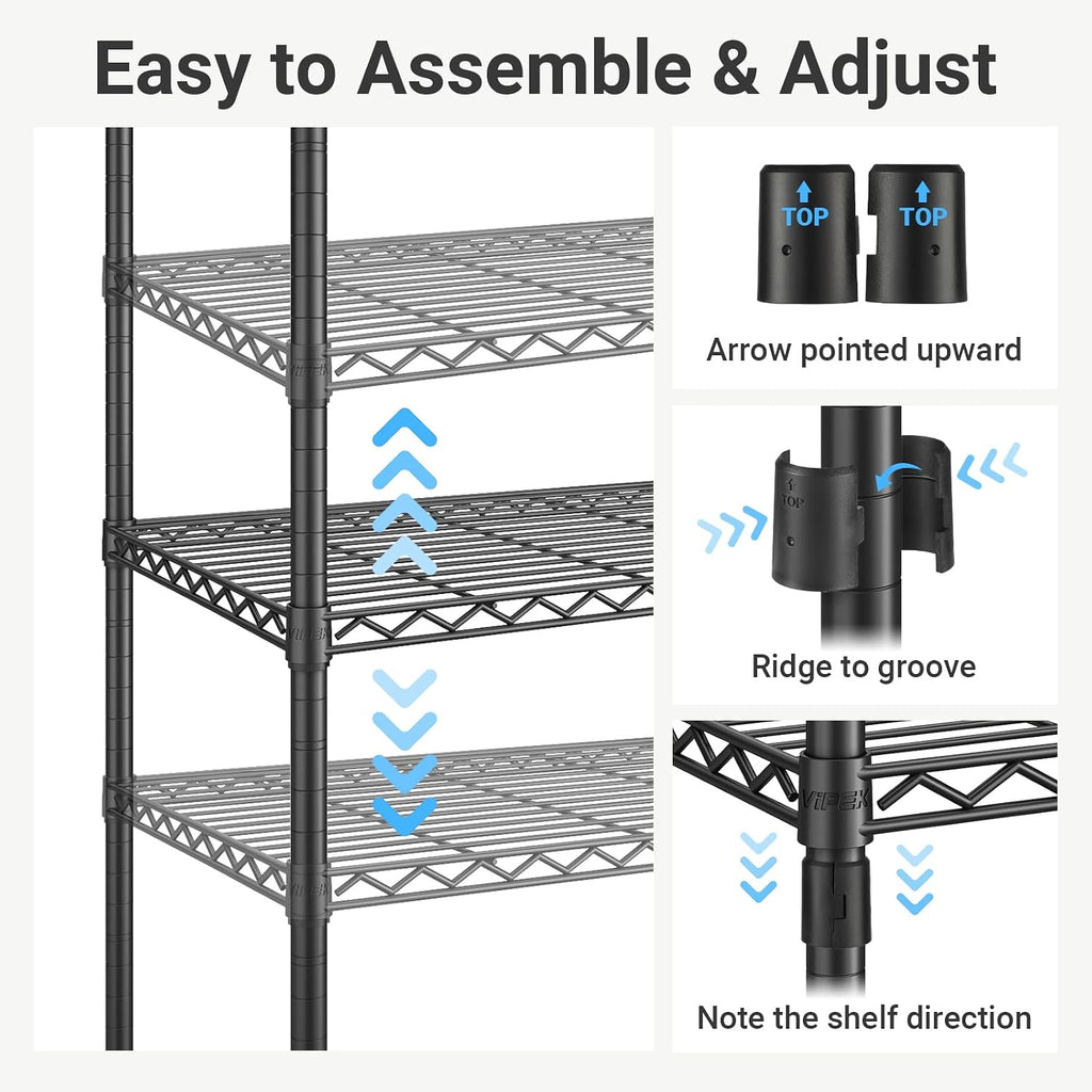 Adjustable Metal Wire Closet Rack