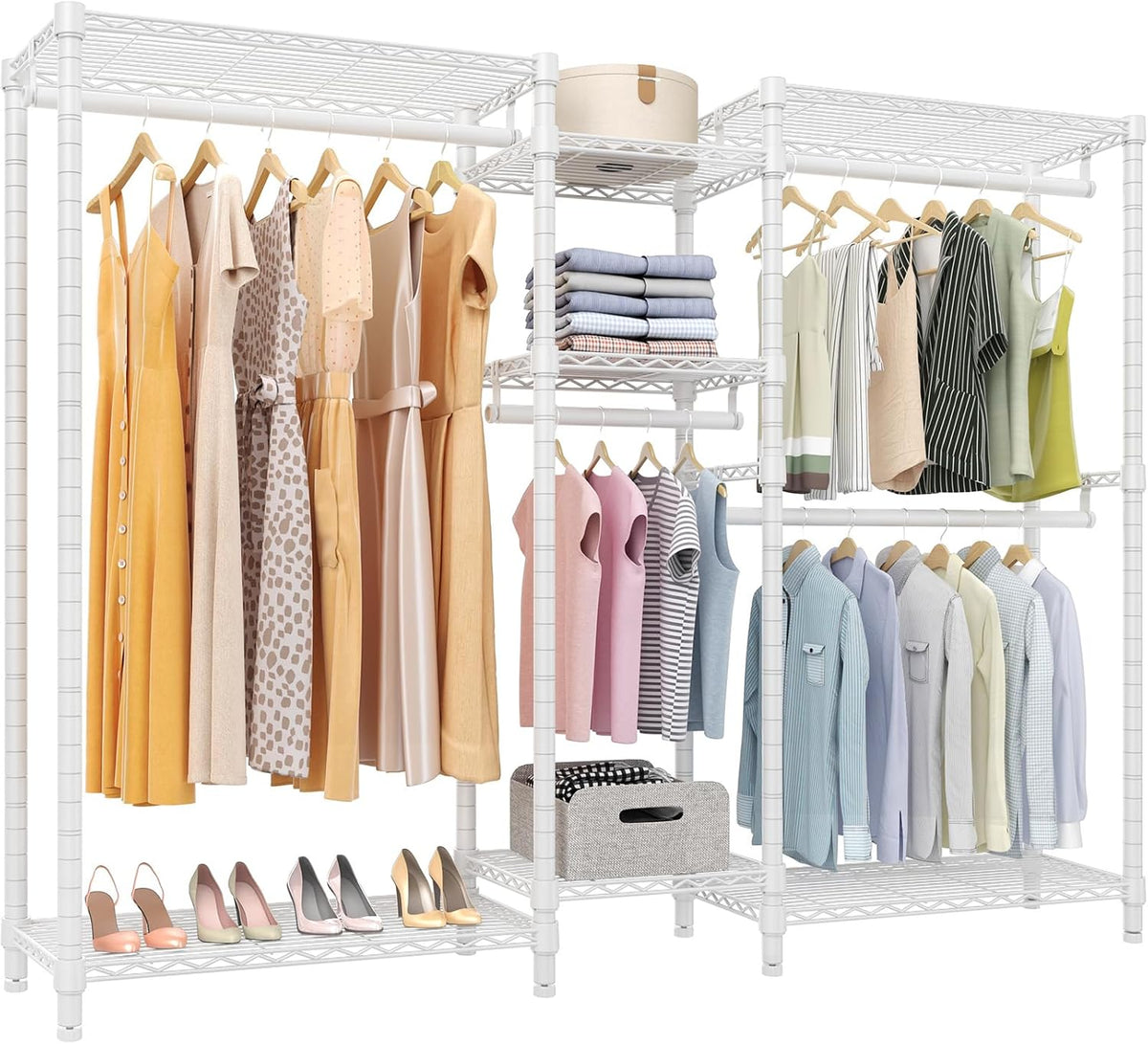 Adjustable Metal Wire Closet Rack