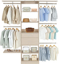 Adjustable Wood Walk-in Closet System