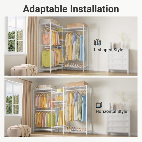 Adjustable Metal Wire Closet Rack