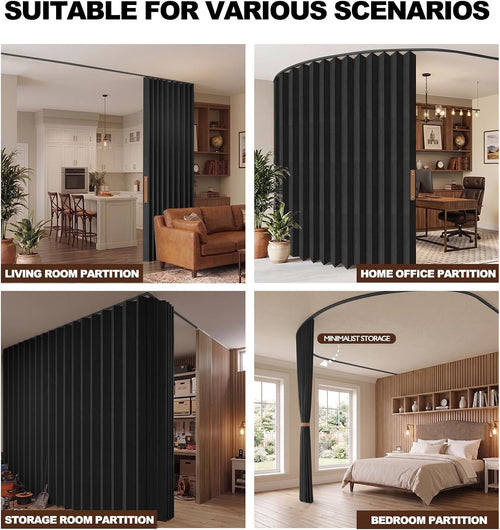 Accordion Fold Ceiling Track Divider