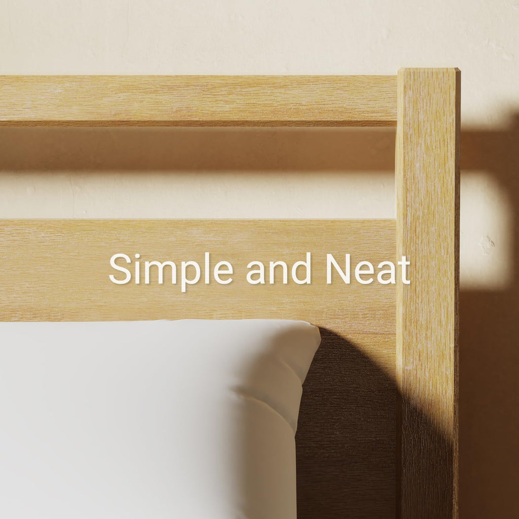 Wood Twin Storage Platform Bed Frame
