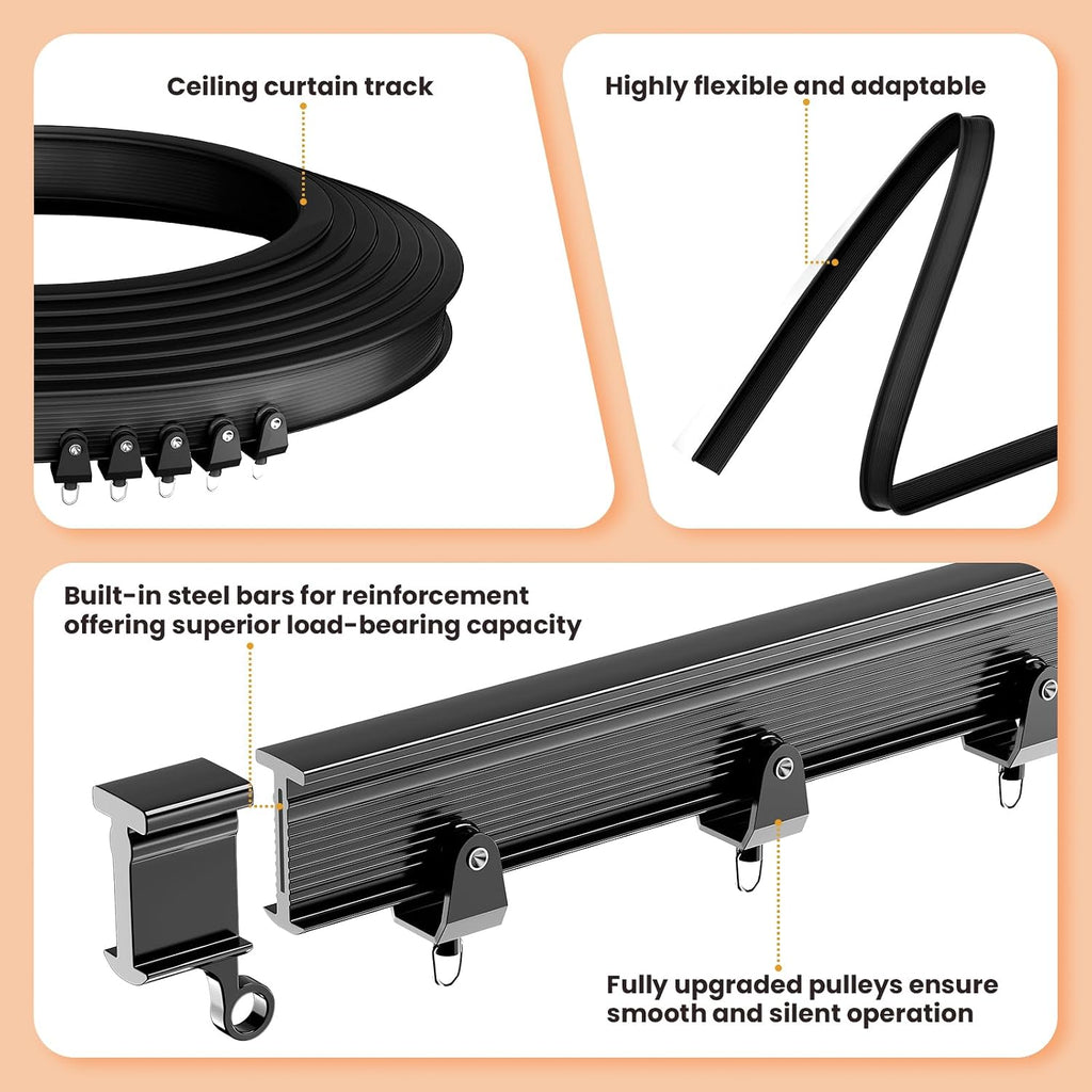 Accordion Fold Ceiling Track Divider