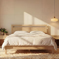 Wood Twin Storage Platform Bed Frame