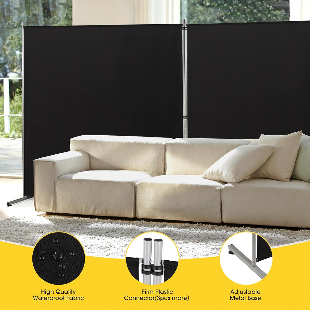 2-Panel Movable Folding Divider