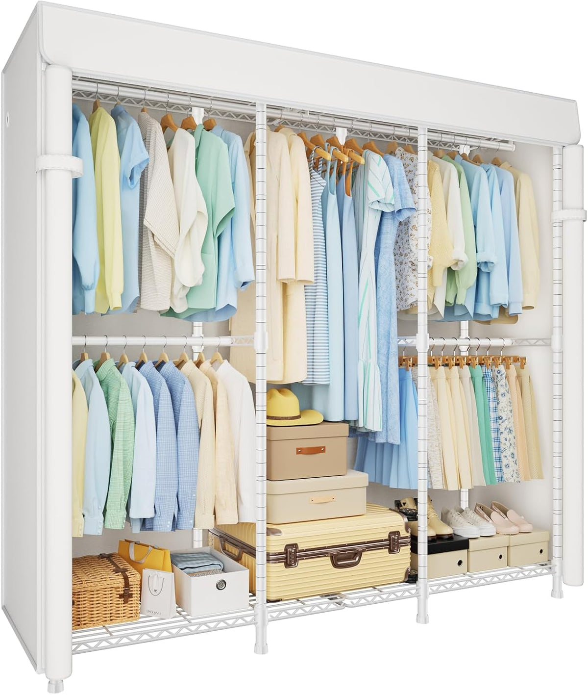 Heavy Adjustable Freestanding Garment Rack