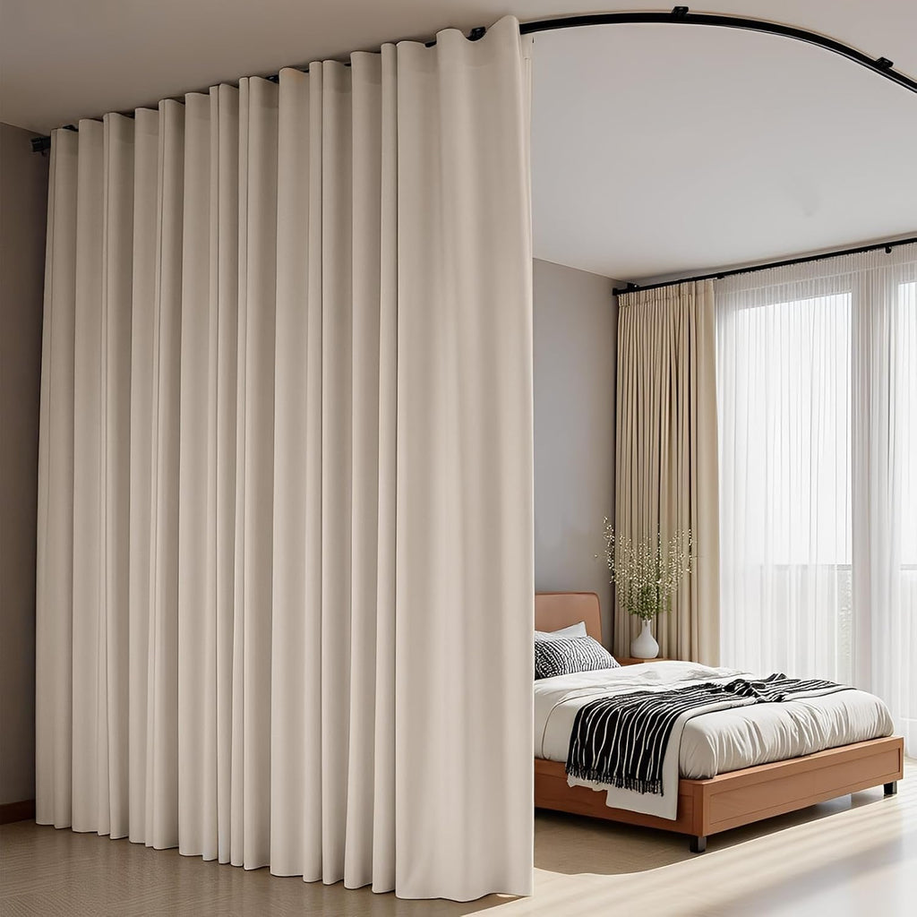 Ceiling Track Blackout Divider Curtains