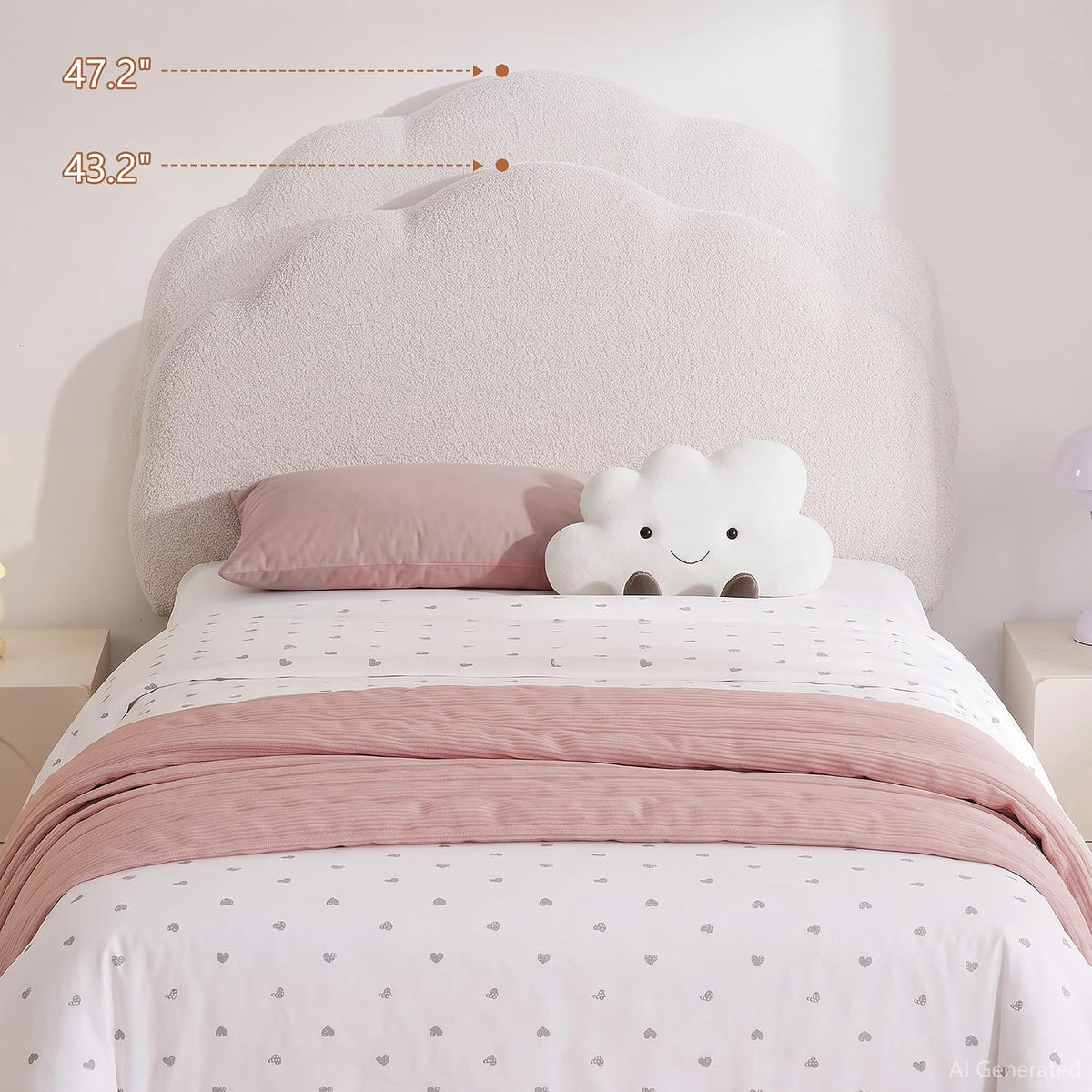 Adjustable Fabric Twin Platform Bed