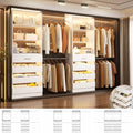 Wood Drawer Walk-in Closet System