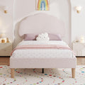 Adjustable Fabric Twin Platform Bed