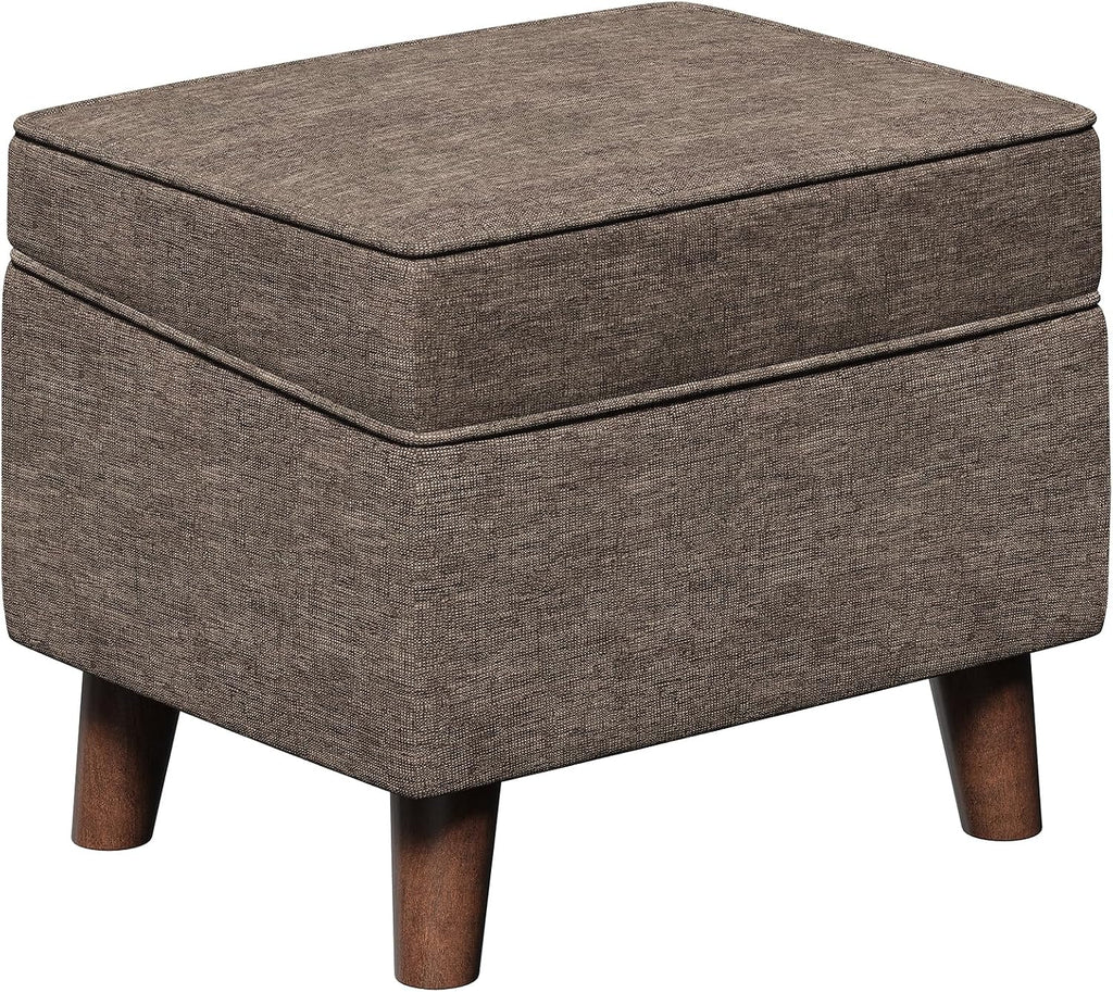 Adjustable Cover Storage Ottoman