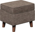 Adjustable Cover Storage Ottoman